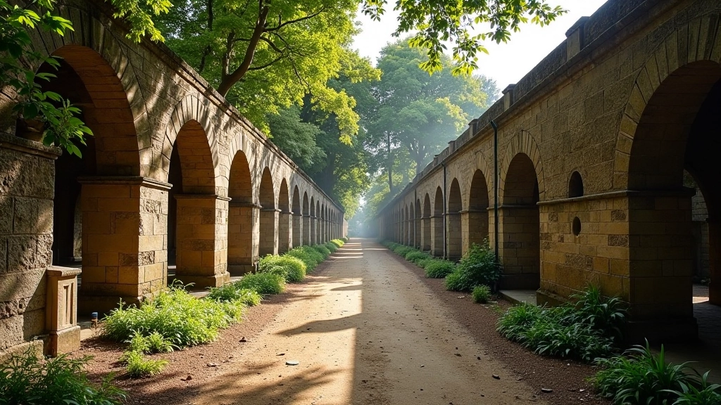 Dettagli architettonici delle rovine romane con pietre antiche e tracce storiche visibili